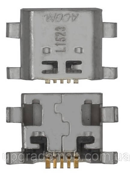 Роз'єм зарядки Honor 5; Huawei Mate 10 Lite /P8 Lite 2017 5 pin Micro-USB, фото 1