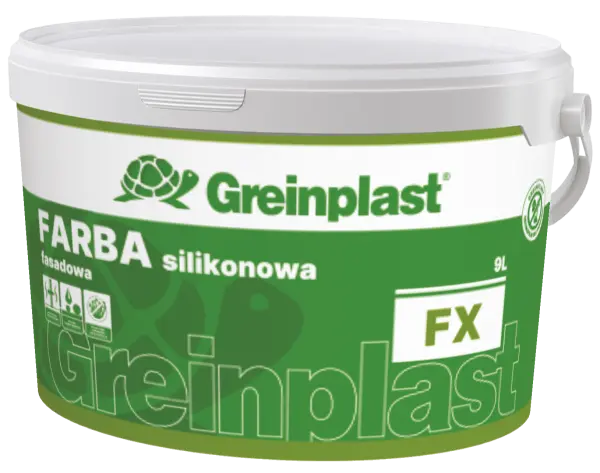 Фарба силіконова фасадна Greinplast FX 13.5 кг. база А