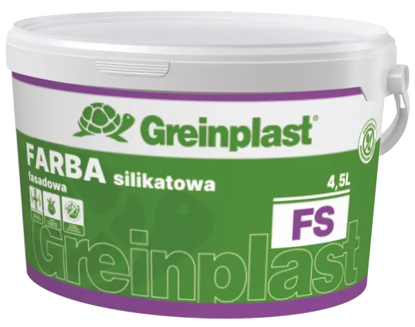 Фарба силікатна фасадна Greinplast FS база 13,5 кг.