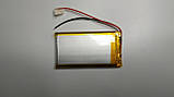 Акумулятор з контролером заряду Li-Pol PL604070 3,7V 2000 mAh (6*40*70 мм), фото 4