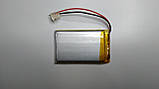 Акумулятор з контролером заряду Li-Pol PL503759 3,7V 1200mAh (5*37*59 мм), фото 4