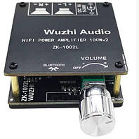 Аудио усилитель TPA3116 2.0, 5-27В 5А, 2x100Вт, Bluetooth 5.0, ZK-1002L