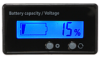 Универсальный индикатор емкости 8-70В с ЖК дисплеем - синяя подсветка