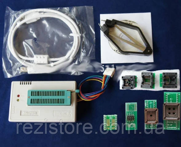 Купить Программатор MiniPro TL866A, USB + 7 адаптеров, цена 2913 грн ...