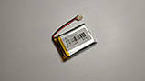 Акумулятор з контролером заряду Li-Pol PL753450 3,7V 1300 mAh (7.5*34*50 мм), фото 3