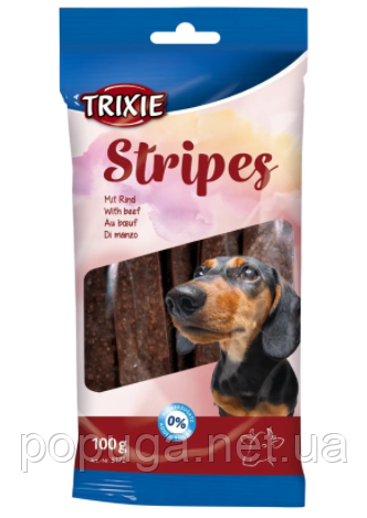 Ласощі для собак Trixie Stripes Light 100 г (яловичина)