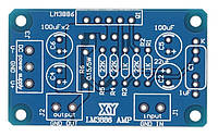 Пустая плата для сборки усилителя на базе LM3886. PCB - печатная плата