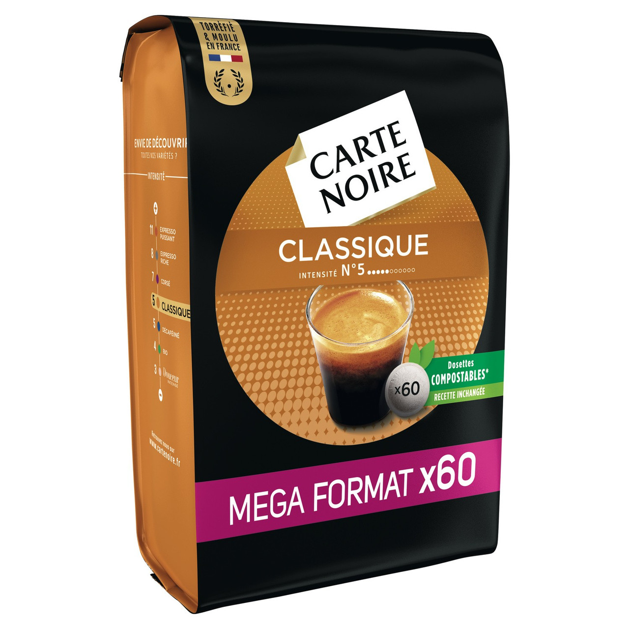Кава "Senseo Carte Noire Classique" у монодозах 60 шт. Франція