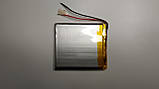 Акумулятор з контролером заряду Li-Pol PL606168 3,7V 2500 mAh (6*61*68 мм), фото 3