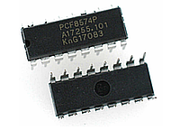 Микросхема PCF8574P, расширитель цифровых входов/выходов для шины I2C [DIP-16]