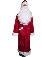 Дорослий новорічний костюм "Дід Мороз" червоний