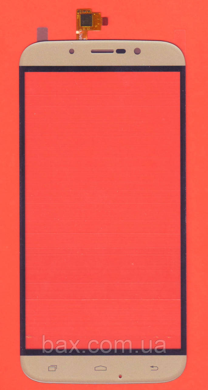 Bravis A553 Discovery сенсорний екран золотий STG0898A1; XY7332-HX02-V0, фото 1