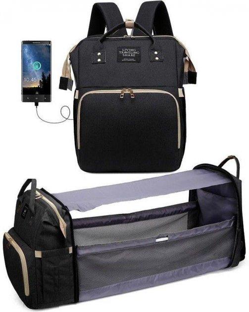 Рюкзак-сумка для мами Baby Travel Bed-Bag з ліжечком, фото 1