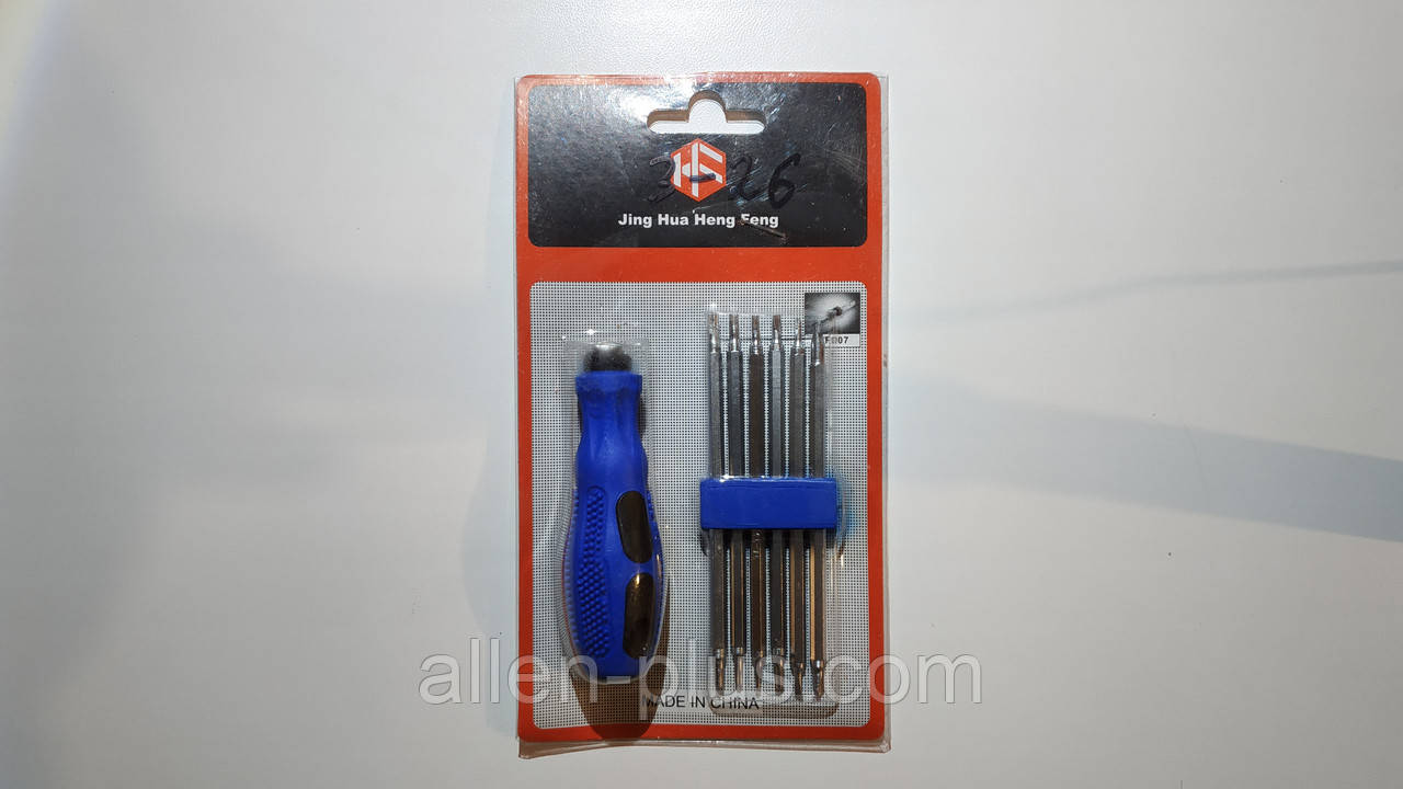 Викрутка з насадками (16 предметів) Heng Feng Tools (3-26)