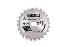 Диск пильний для дерева з твердосплавними напайками GRANITE 5-20-524, 205*30*24Т, адаптер 30-25,4