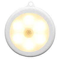 LED светильник с датчиком движения для дома - удобное освещение шкафа, комода, подсобки - хол. белый