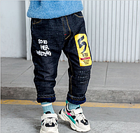 Дитячі утеплені джинси на флісі 🙂 1-6 років для дівчинки та хлопчика