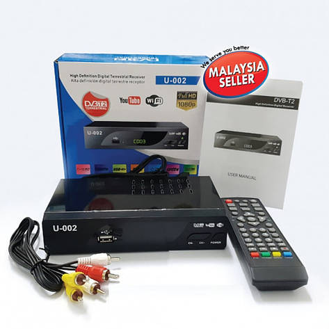 Цифрова приставка Smart TV DVB T2 U-0002 BF, фото 1
