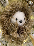 Ялинкова іграшка Пухнастий Їжак 11cm Goodwill (ціна за 1 штуку), фото 5