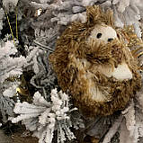 Ялинкова іграшка Пухнастий Їжак 11cm Goodwill (ціна за 1 штуку), фото 9