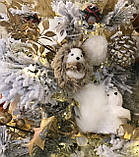 Ялинкова іграшка Пухнастий Їжак 11cm Goodwill (ціна за 1 штуку), фото 8