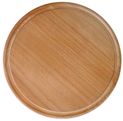 Дерев'яна дошка кругла діаметром 32 см Бук 12859