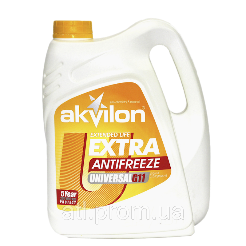 Антифриз AKVILON G11 -40 желтый 4,3л, цена 296 грн — Prom.ua (ID ...