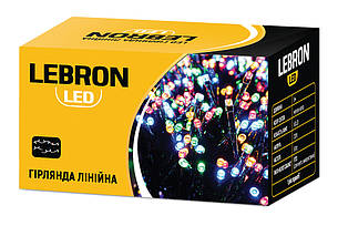 Світлодіодна гірлянда (лінійна) Lebron 200 LED 20 м Мультиколір (15-18-14), фото 1