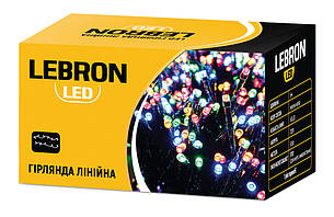 Світлодіодна гірлянда (лінійна) Lebron 140 LED 14 м Мультиколір (15-18-13), фото 1