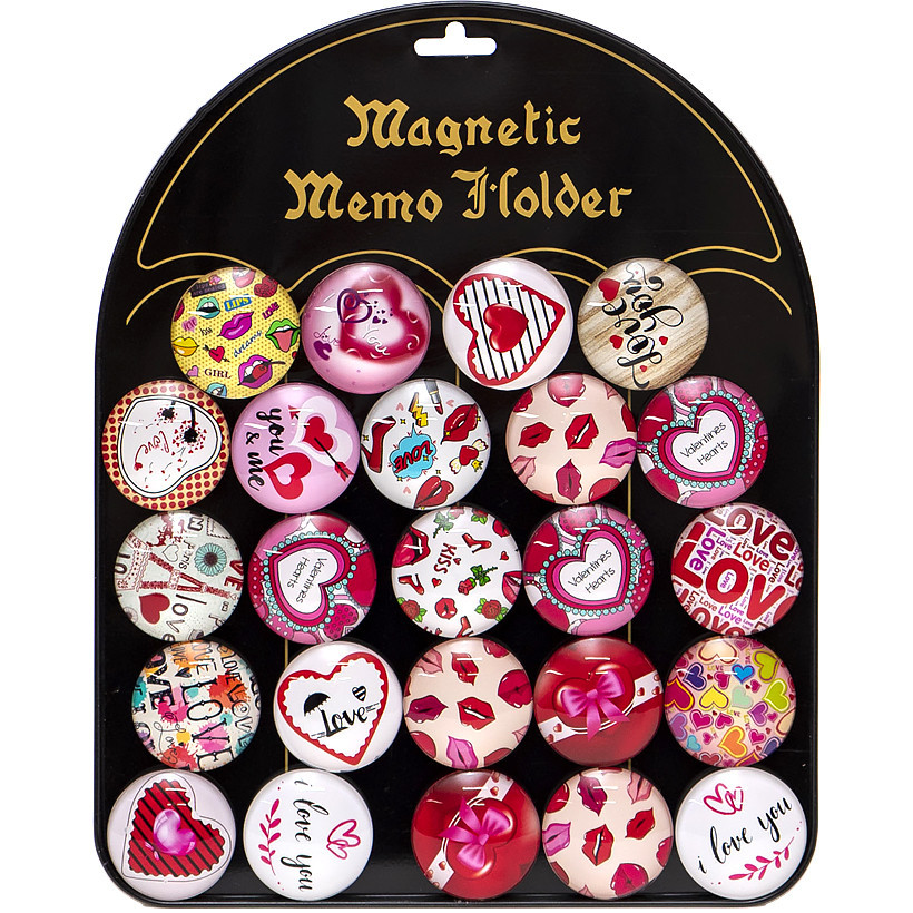 Магніт Love круглий діаметр 4см (1шт) арт. 2-119, фото 1