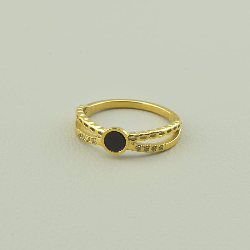 Каблучка біжутерія 'XUPING' Фіаніт (позолота 18к (лимонна)), фото 1