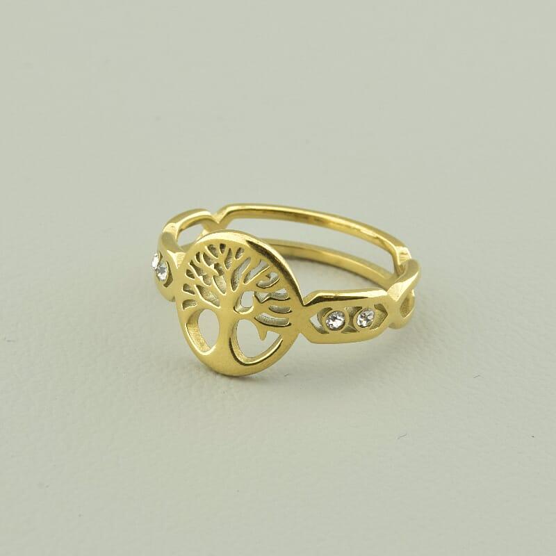 Каблучка біжутерія 'XUPING' Фіаніт (позолота 18к (лимонна)), фото 1