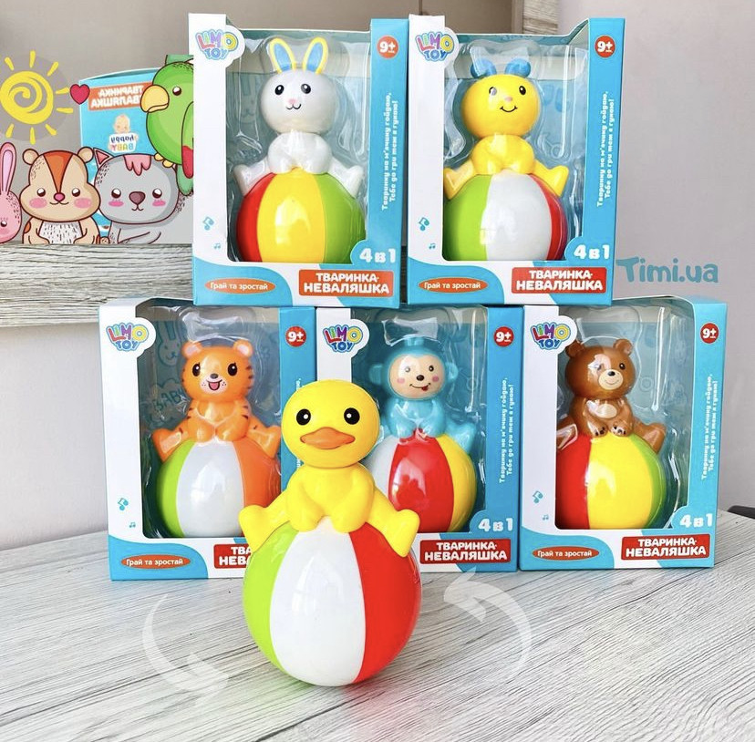 Дитяча розвиваюча неваляшка 6525-6-7, фото 1