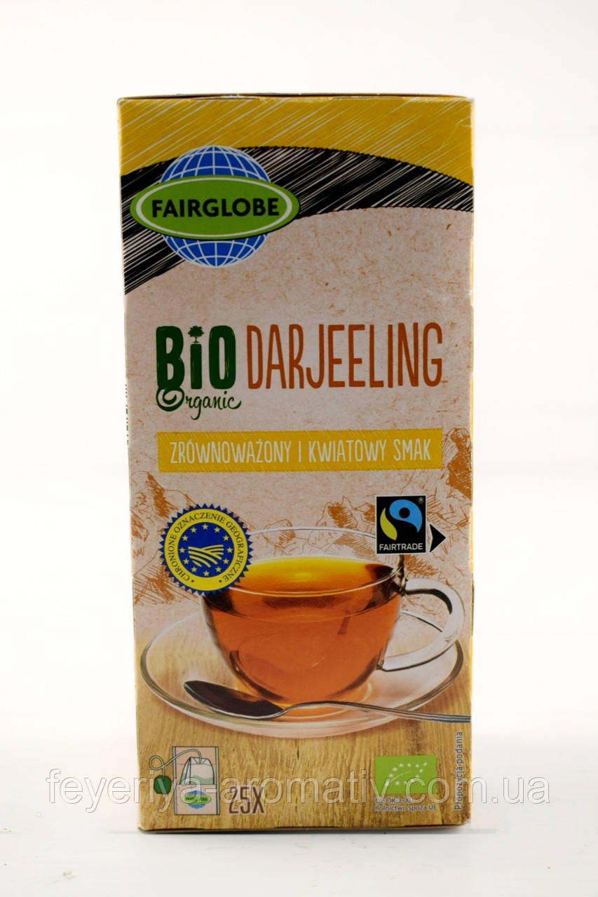 Чай чорний в пакетиках Bio Darjeeling 25пак 50г (Німеччина)