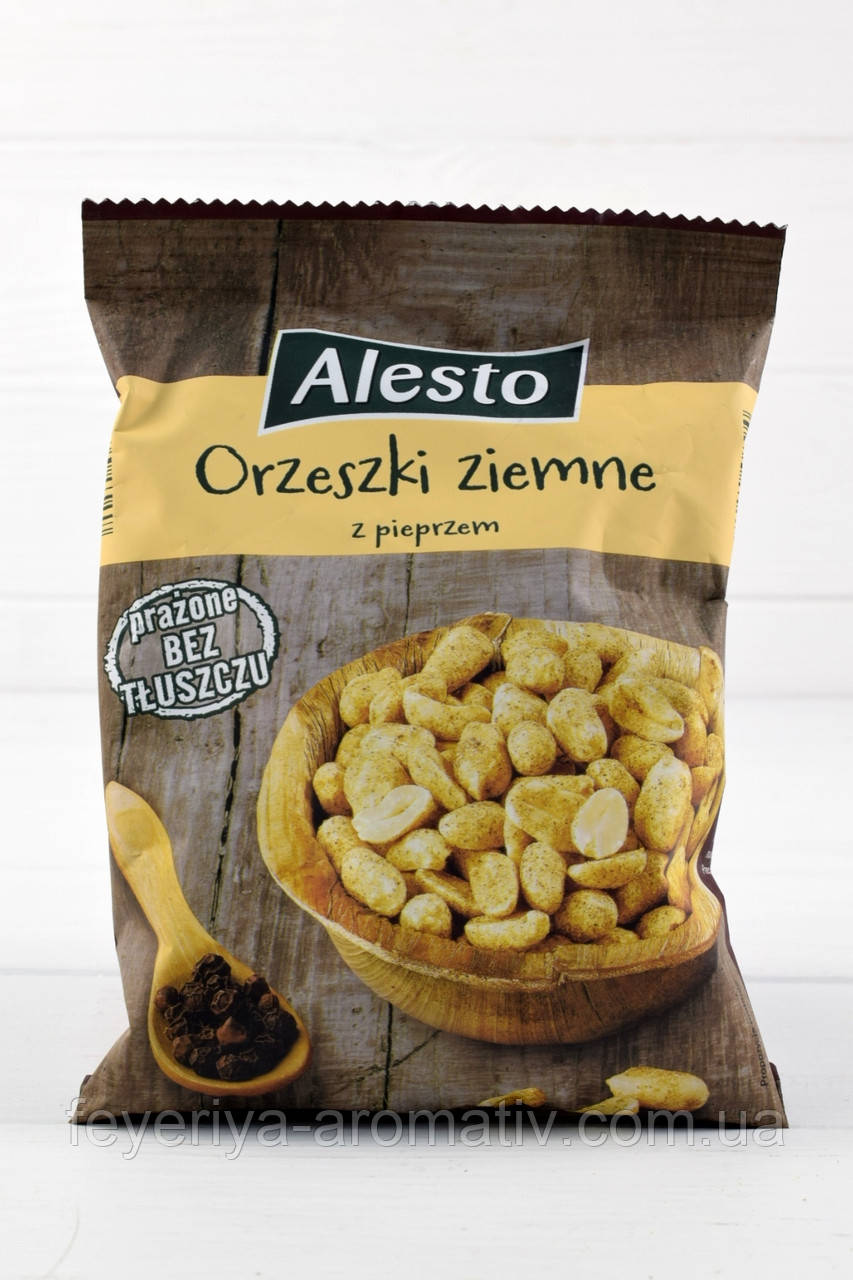 Солоний арахіс з перцем Alesto 150 г (Польща)