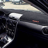 Накидка на панель приладів MAZDA 6 с бардачком 2002-2008 Чохол/накидка на торпеду авто Мазда, фото 3