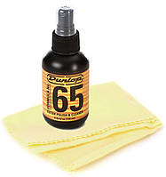 Гитарный очиститель и полировочная салфетка DUNLOP 654C FORMULA 65 GUITAR POLISH AND CLEANER