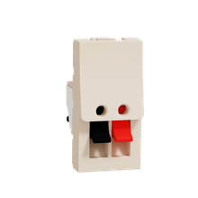 Аудіорозетка 1 модуля бежева Unica New NU348744