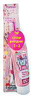 Зубная щетка Pink Elephant for girls Шиншилла Мила Мягкая + Зубная паста Pink Elephant Шиншилла Мила-50 мл.1=2