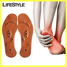 Магнітно-масажні ортопедичні устілки для взуття W-65 розмір 26,6 см