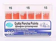Гутаперча HTM №15 120 шт гутаперчивые штифты