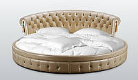 Круглая дизайнерская кровать под заказ Элегия-32 (Мебель-Плюс TM)