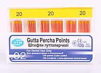 Гутаперча HTM №20 120 шт гутаперчивые штифты
