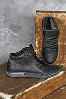 Мужские ботинки кожаные зимние черные Anser x500 Emirro