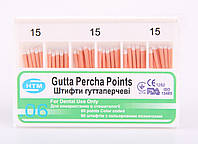 Гутаперчая конусная HTM №15 06 гутаперчевые штифты