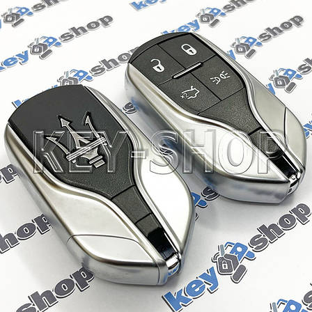 Оригінальний корпус смарт ключа для Maserati (Мазераті) 4 кнопки, фото 2