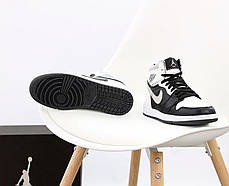 Зимові кросівки Nike Air Force Black з хутром, чоловічі кросівки. ТОП Репліка ААА класу., фото 3