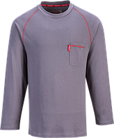 Свитер Bizflame с круглым вырезом FR01 XL, Круглый, Серый Bizflame Knit