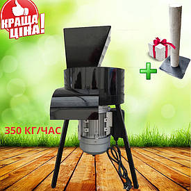 Електро-подрібнювач TORNADO / для трави 350 кг \ год + Подарунок!