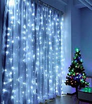 Світлодіодна гірлянда Штора 240LED 3x2m білий холодний/проз IP20 Код.59381, фото 5